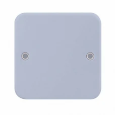 Selectric Metal Clad 1 Gang Blank Plate with Back Box