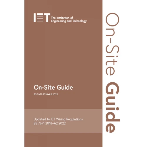 IET On-Site Guide (BS 7671:2018+A2:2022)