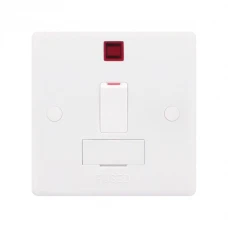 Selectric Smooth 13A DP Switched Fused Connection Unit with Neon