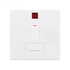 Selectric Smooth 13A DP Switched Fused Connection Unit with Flex Outlet and Neon