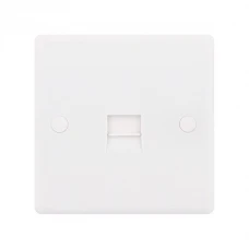 Selectric Smooth 1 Gang Telephone Master Socket