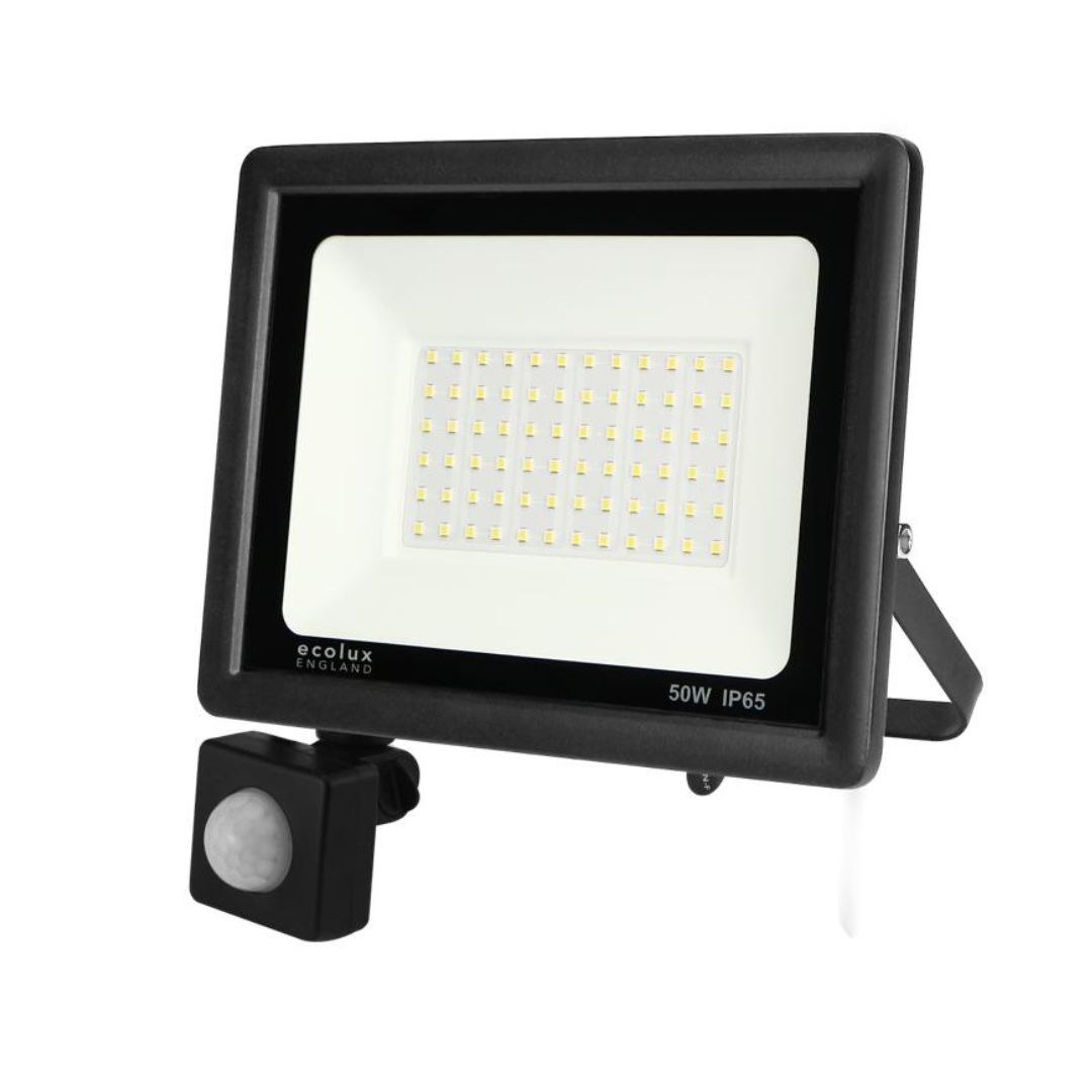 Ecolux LED Floodlight with PIR Sensor