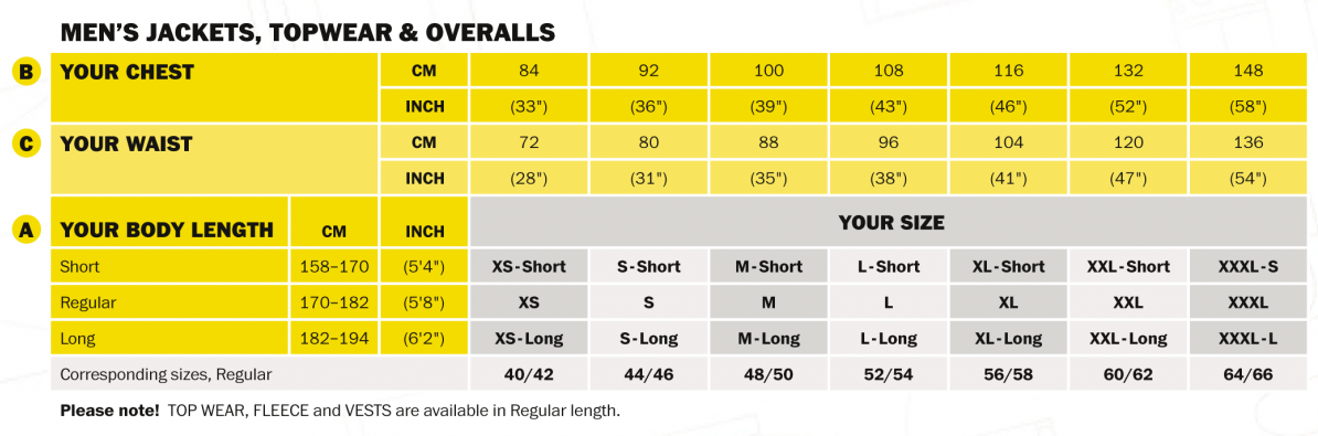 Size Guide  SKINS Compression AU