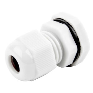 20mm White PVC Compression Gland (x10)