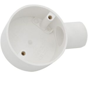 Univolt 1-Way Terminal Box PVC 20mm White