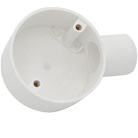 Univolt 1-Way Terminal Box PVC 25mm White