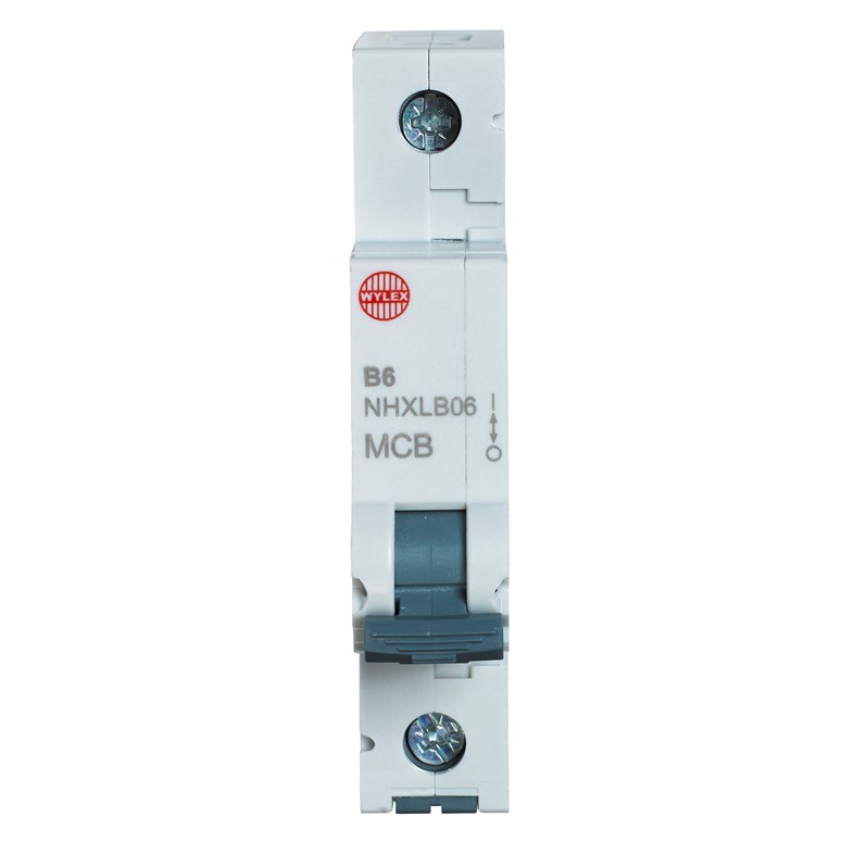 Wylex NHXLB06 6A, 6kA Single Pole Type B MCB