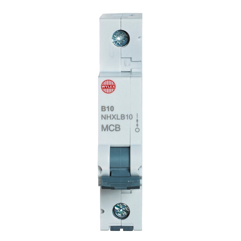Wylex NHXLB10 10A, 6kA Single Pole Type B MCB