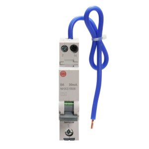 Wylex NHXS1B06 6A 30mA SP Swi. Neutral B Curve 6kA Type A Mini. RCBO