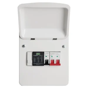 FuseBox F2MSPD1 T1 Surge Protection Unit & Main Switch Metal Enclosure