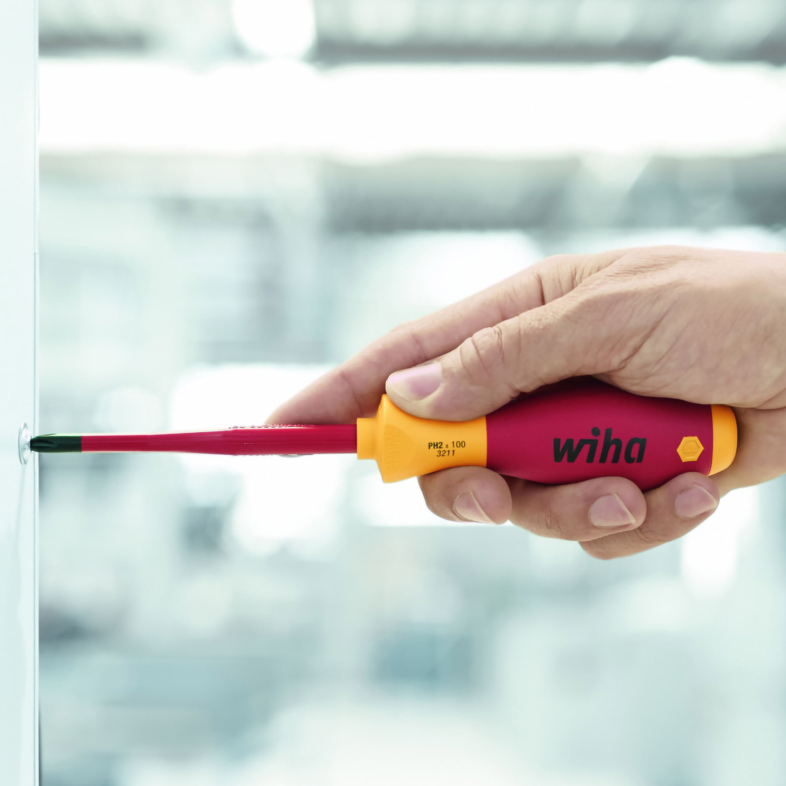Wiha Screwdriver SoftFinish Electric SlimFix 1.0x5.5x1253201 (35391)