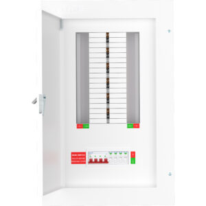 Live Electrical TPN12-125S 125 Amp 12 Way TPN Distribution Board with SPD