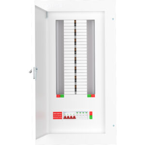 Live Electrical TPN16-125S 125 Amp 16 Way TPN Distribution Board with SPD