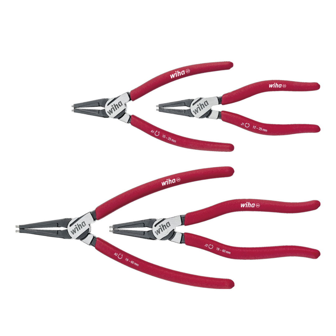 Wiha 4 Piece Pliers Set Classic with MagicTips®