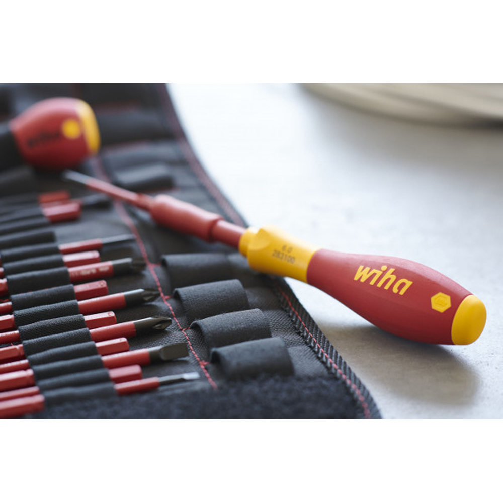 Wiha slimVario® 19 Piece Screwdriver and Bit Set