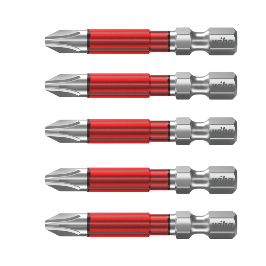 Wiha Phillips PH1 TY Bit 49mm - 5 Pack