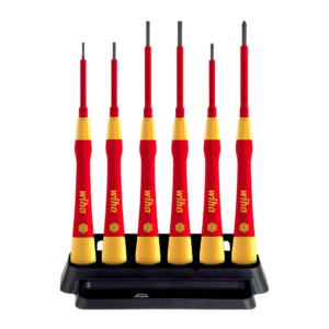 Wiha 6 Piece PicoFinish® VDE Micro Precision Slot/Phillips Screwdriver Set
