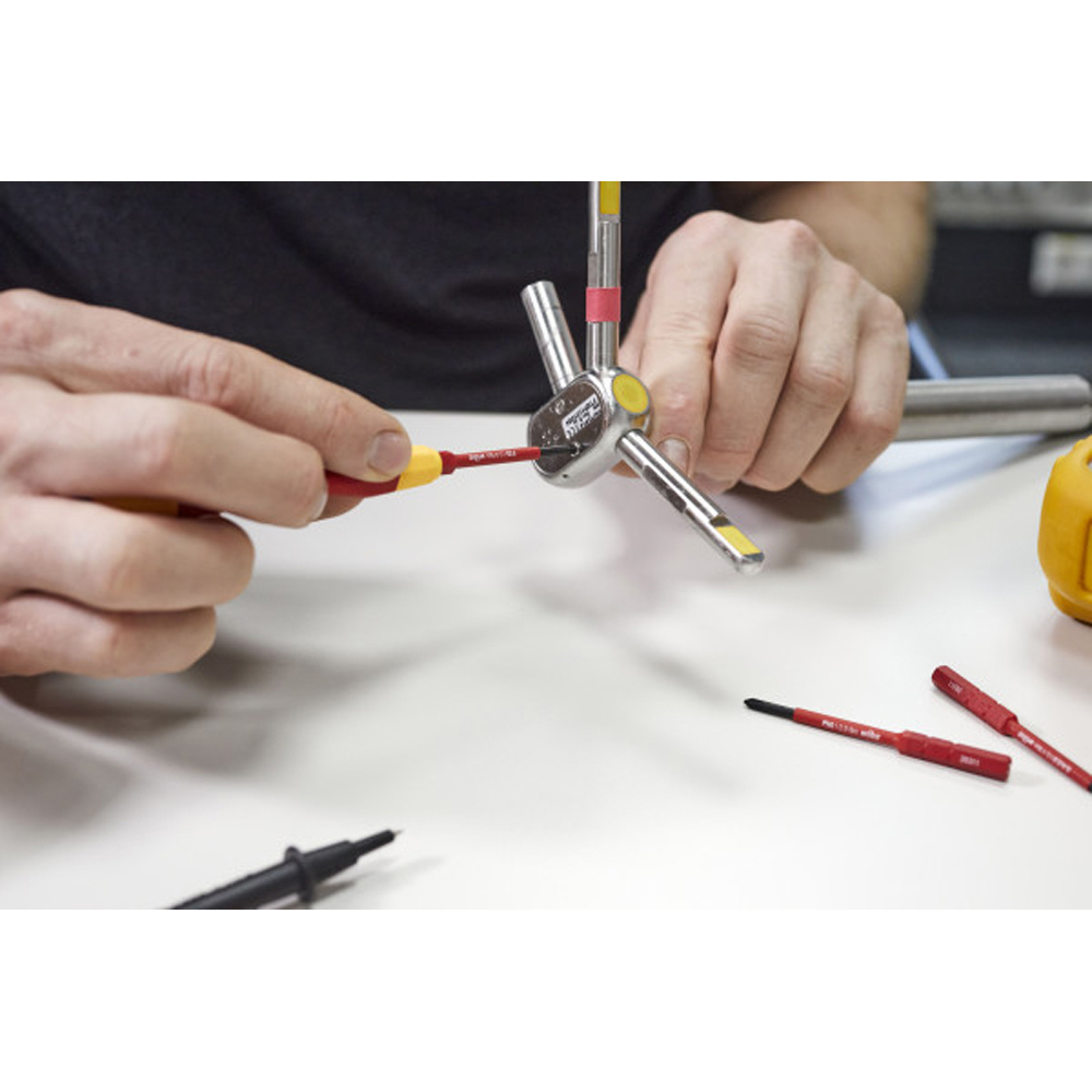 Wiha slimBit Slotted Electric 6 Piece Bit Set