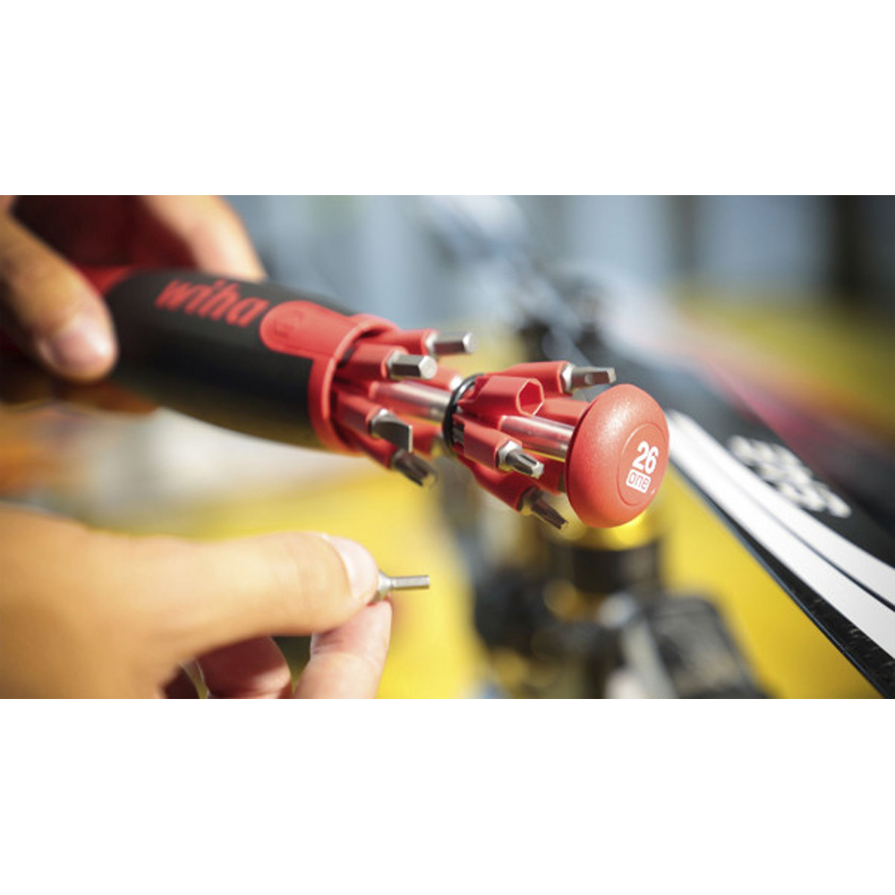 Wiha Screwdriver with Bit Magazine LiftUp 26one®