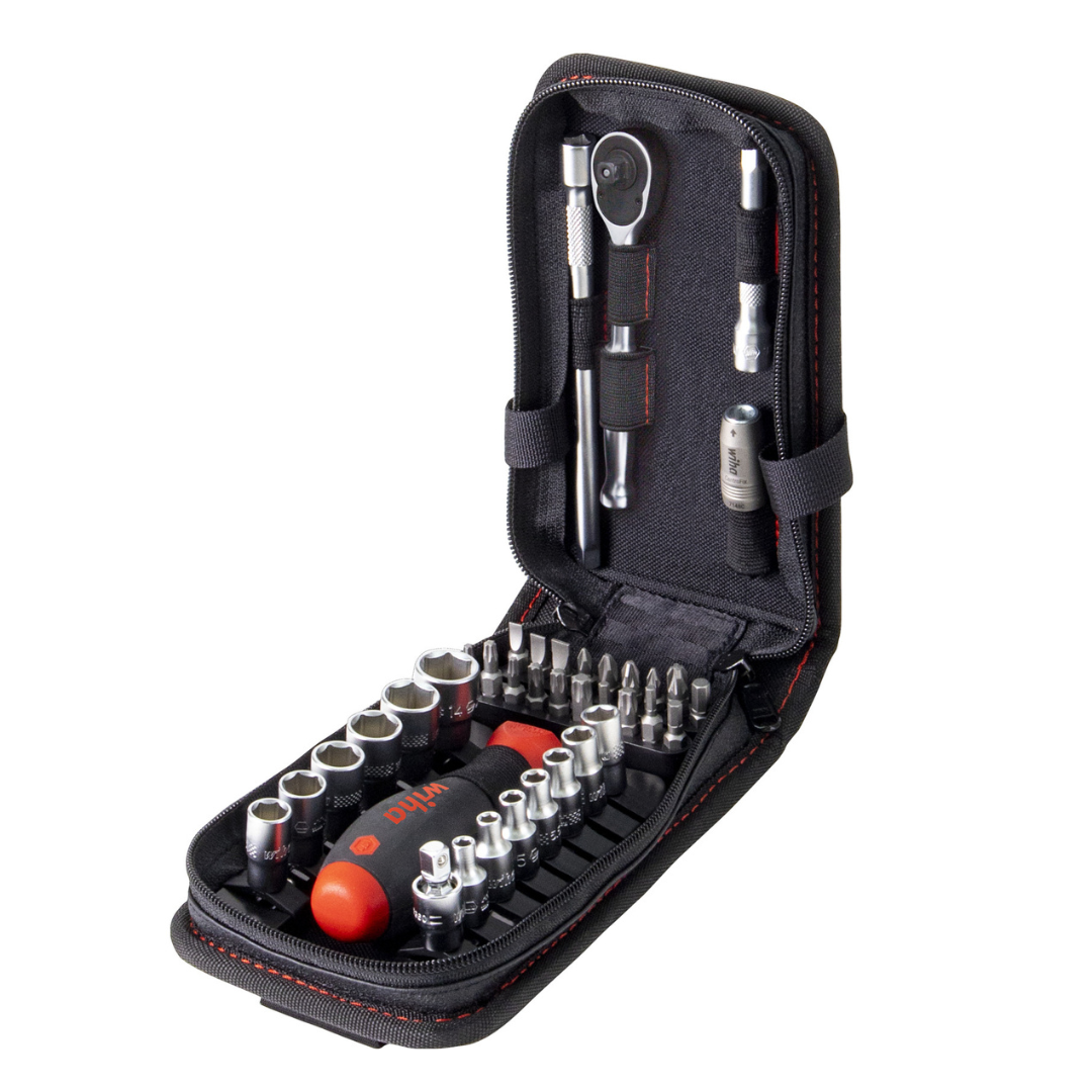 Wiha Nut Driver and 40 Piece Bit Set 1/4