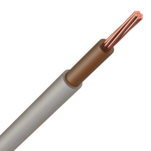 16mm Brown Flexible Tails Per Metre 6181Y Double Insulated 7 Strand