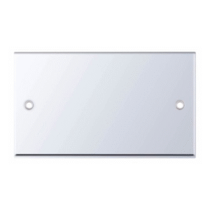Selectric 7M-Pro Polished Chrome 2 Gang Blank Plate