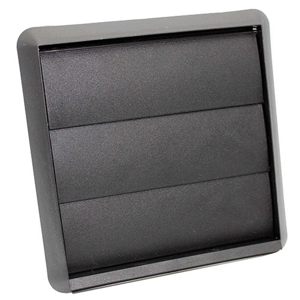 Circular Conduit Box Lid Black