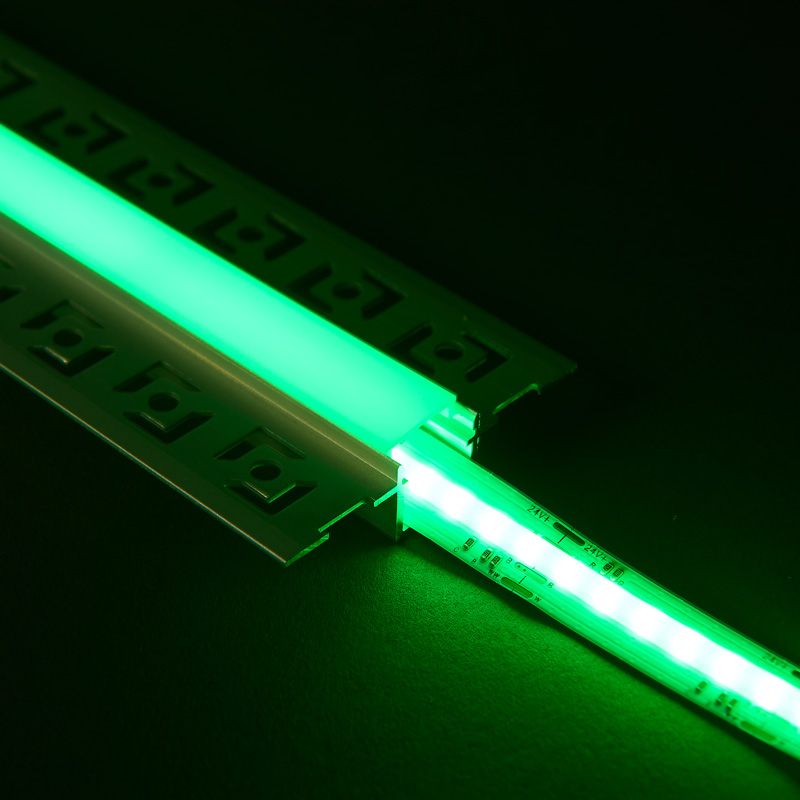 1 Meters Trimless Plaster-In Aluminium LED Profile