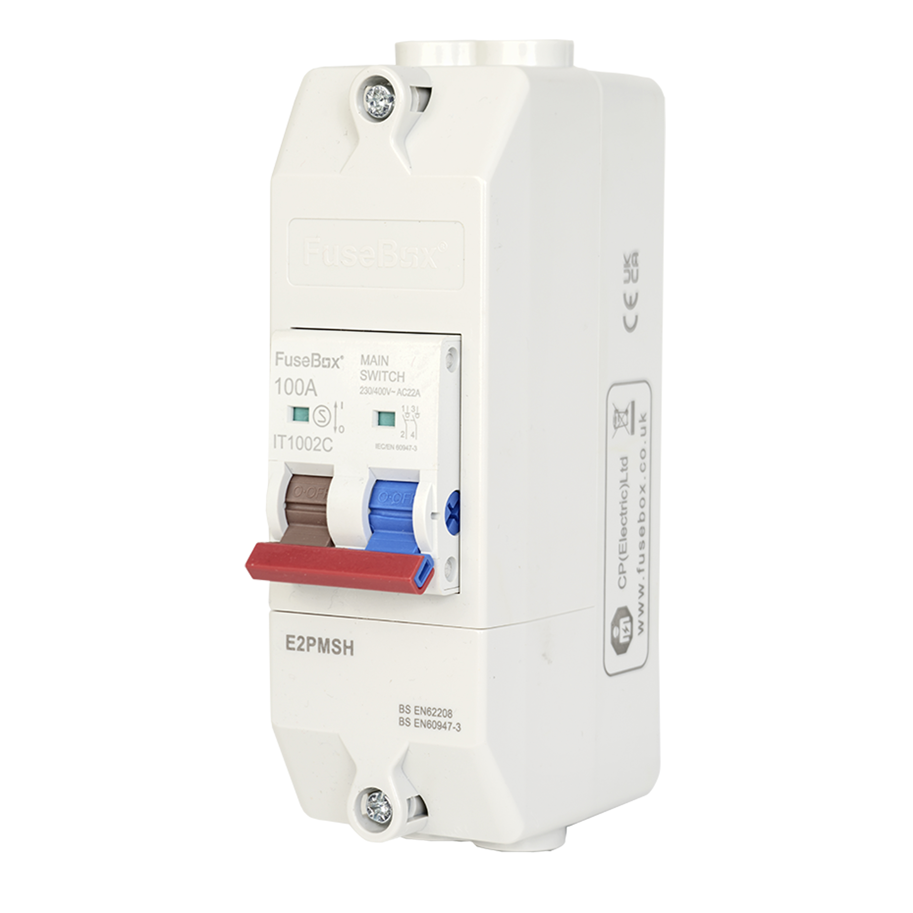 Fusebox E2PMSH 100A DP Electricity Meter Isolator Switch