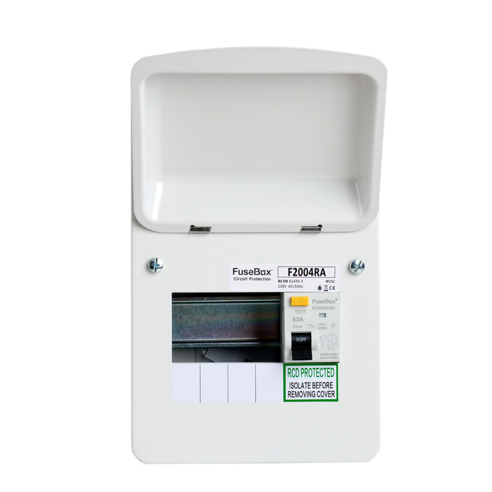 FuseBox Consumer Unit 63A 4 Way RCD