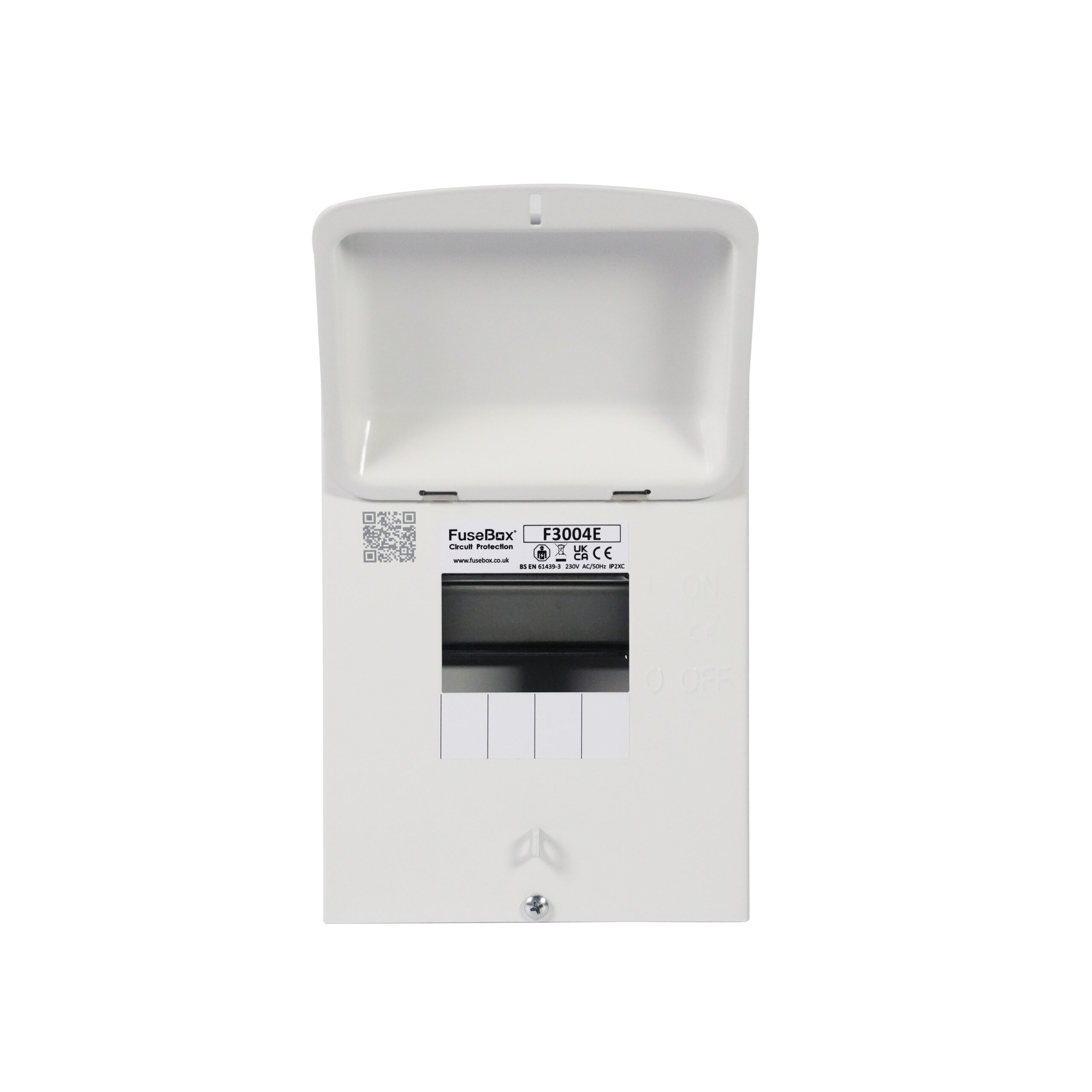 FuseBox F3004E 4 Way Empty Consumer Unit Enclosure