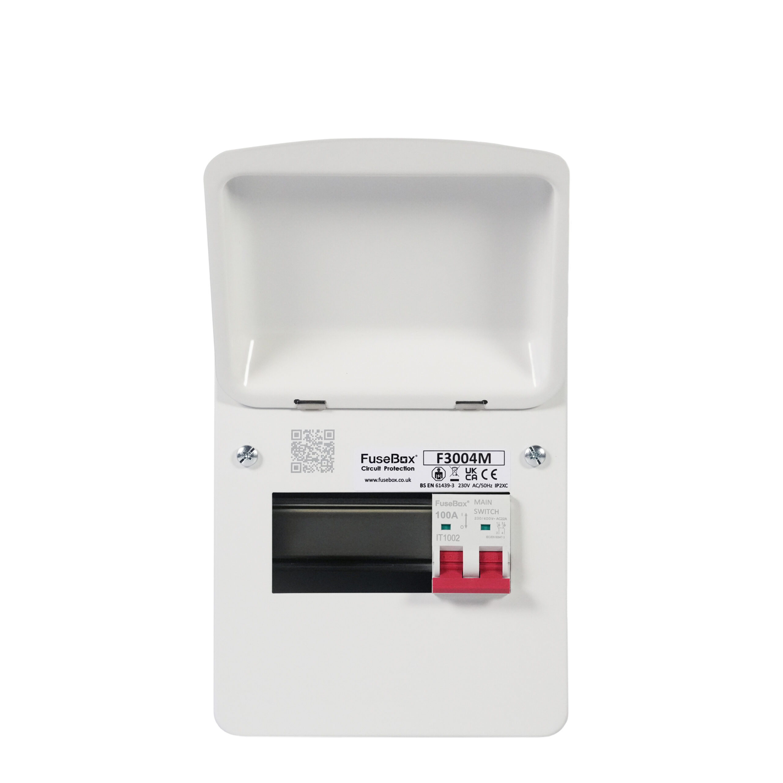 FuseBox F3004M 4 Way 100A Main Switch Consumer Unit