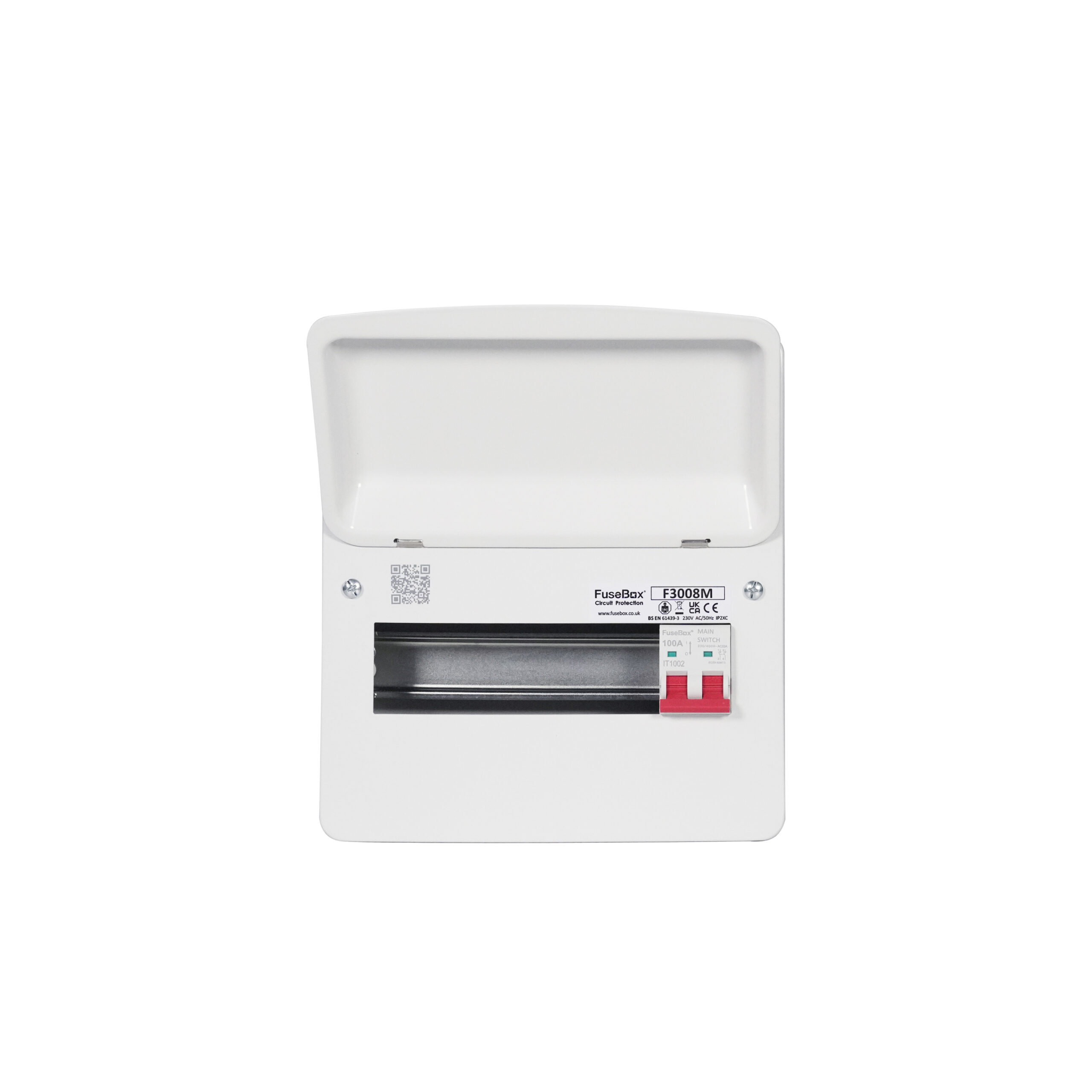 Fusebox F3008M 8 Way 100A Main Switch Consumer Unit