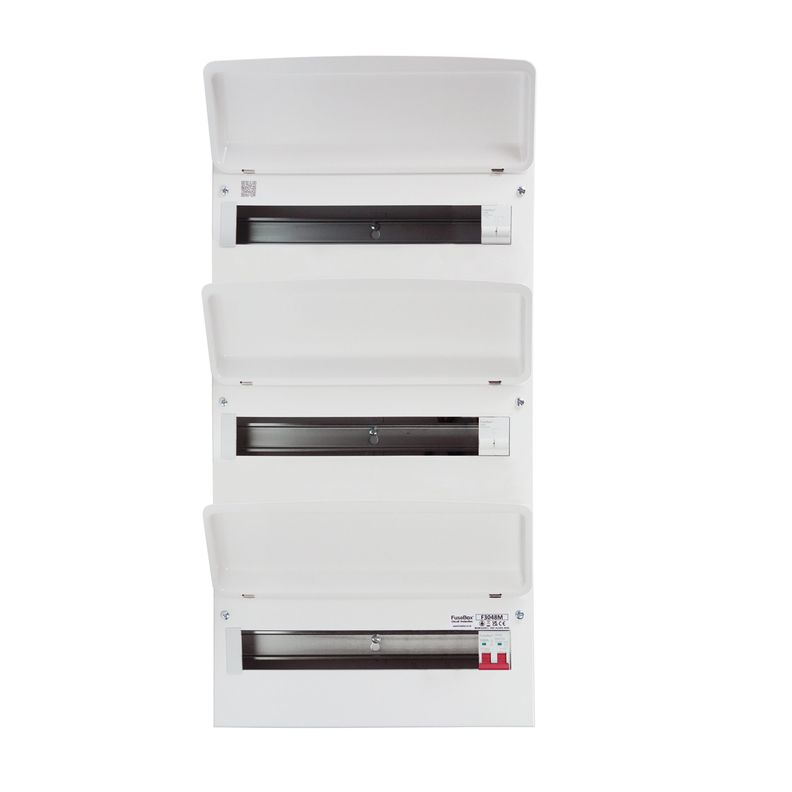 Fusebox F3048M 48 Way 100A Main Switch Consumer Unit (16/16/16 triple bank)