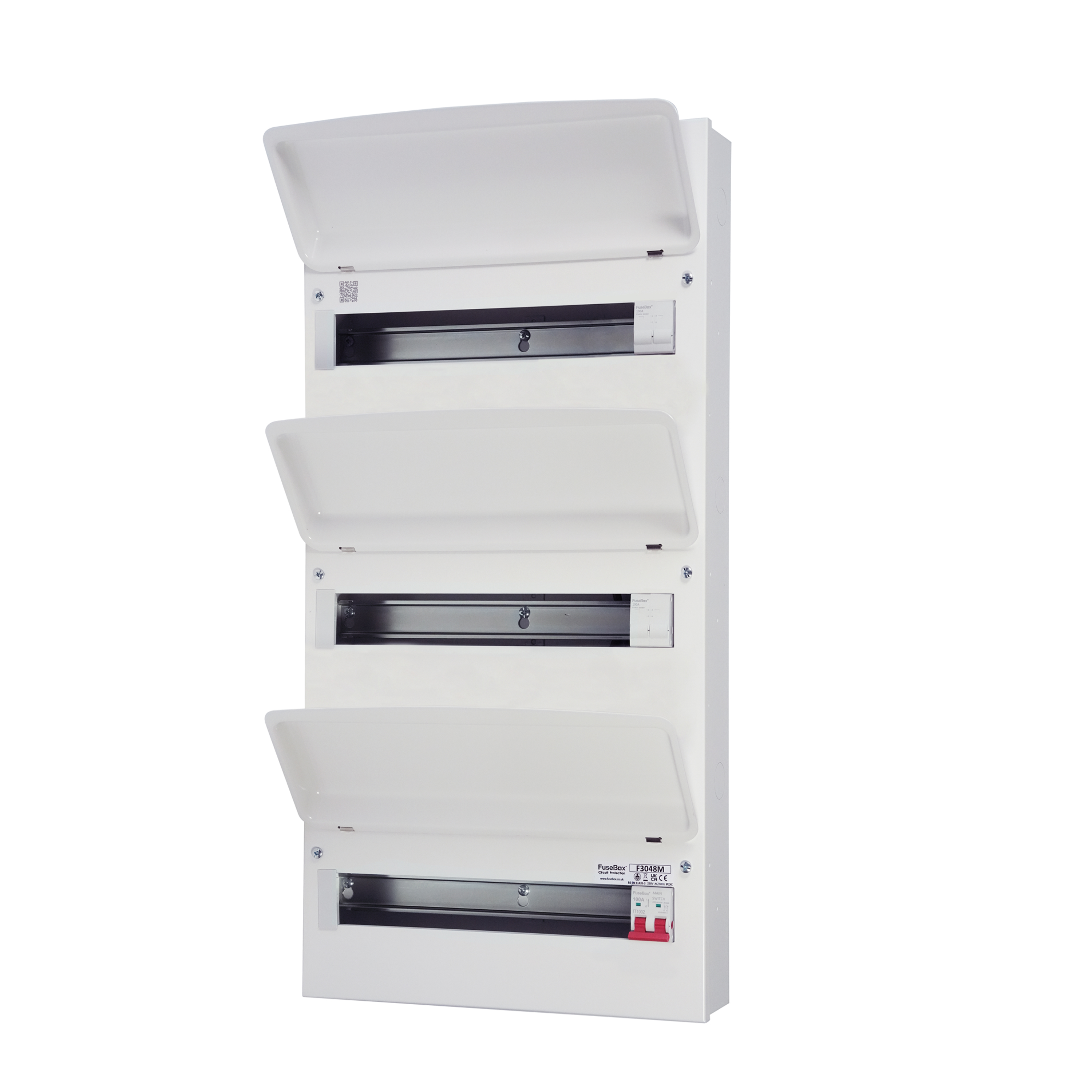 Fusebox F3048M 48 Way 100A Main Switch Consumer Unit (16/16/16 triple bank)