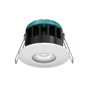 QVIS Lighting SFR-WS-QC Trident All-In-One Dimmable Fixed Wattage & 4 CCT LED Fire Rated Downlight With 3 x Magnetic Bezel