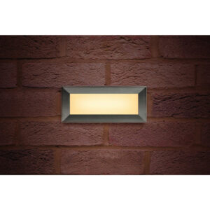 Integral LED Outdoor Recessed Brick Light 3.8W - Dark Grey