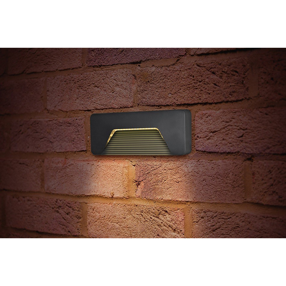 Integral LED Outdoor PathLux Brick 3W - Dark Grey