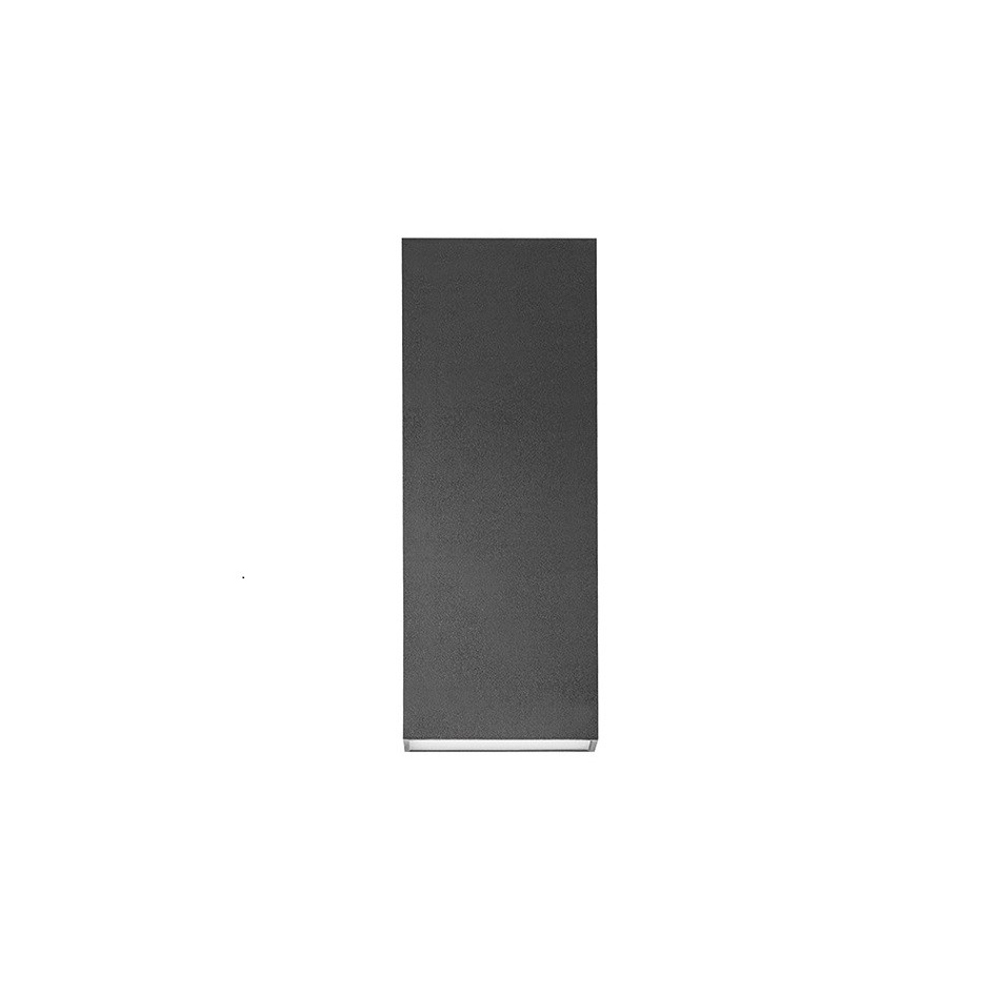 Integral LED Outdoor Pablo Wall Light 8W Dark Grey - Warm White
