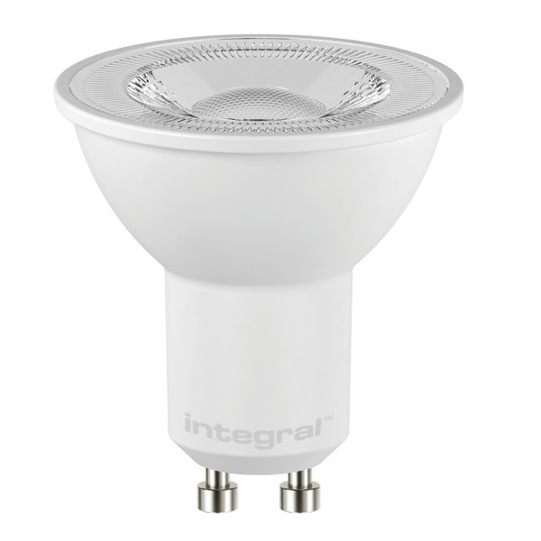 Integral GU10 600Lm 4.9w 4000K Cool White Non Dimmable 36 Degree Bulb