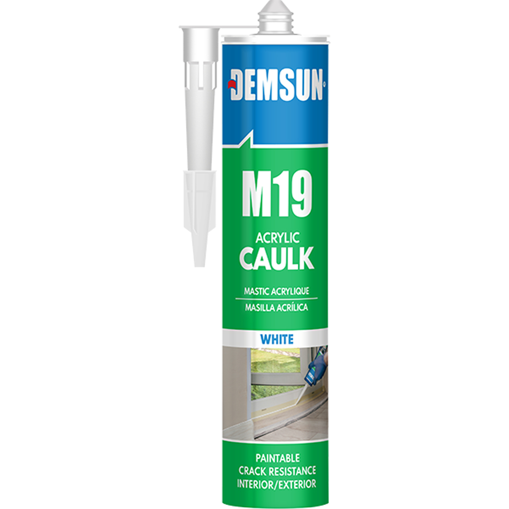 Demsun M19 Acrylic Caulk Sealant White 310ml