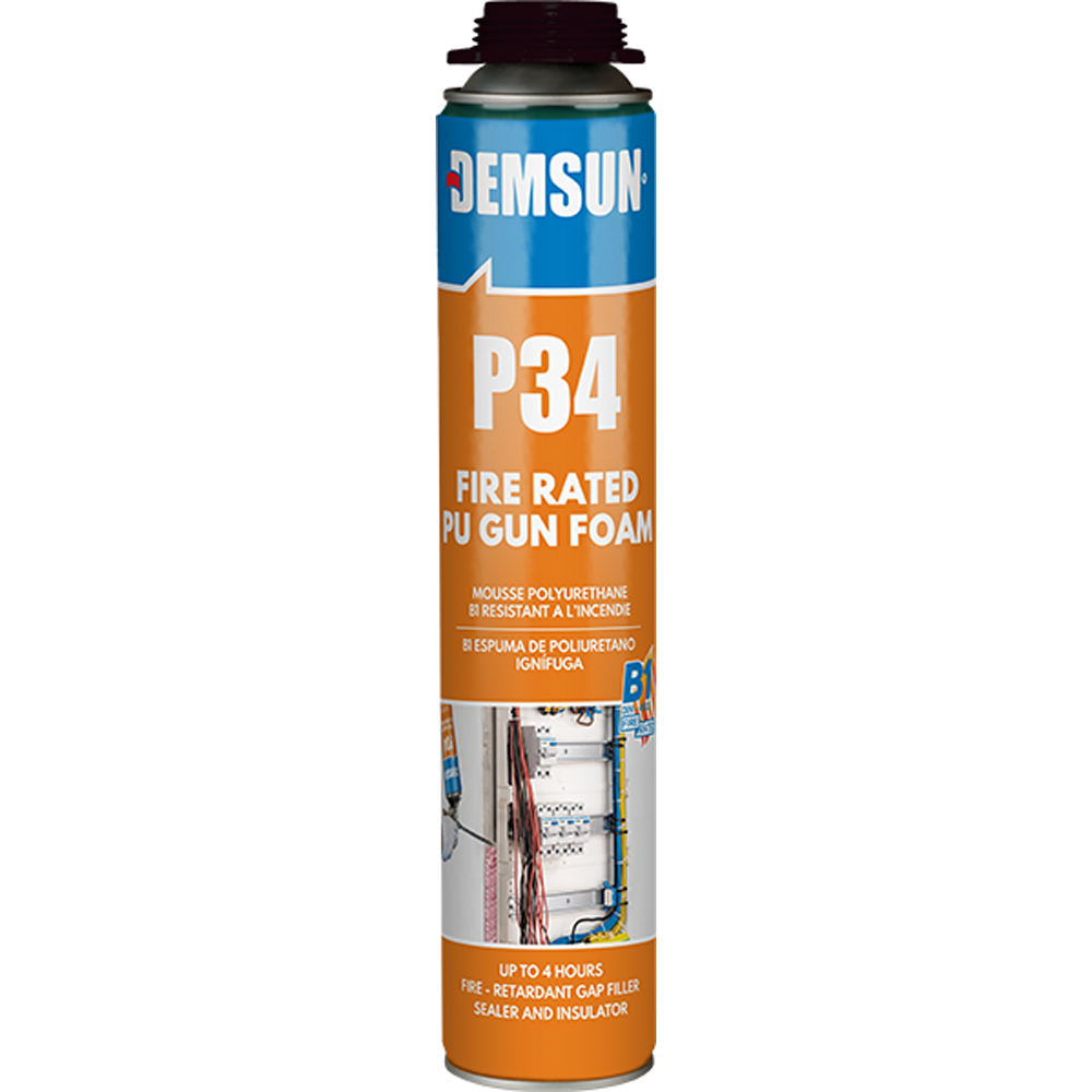 Demsun P34 Fire Rated PU Gun Foam 750ml