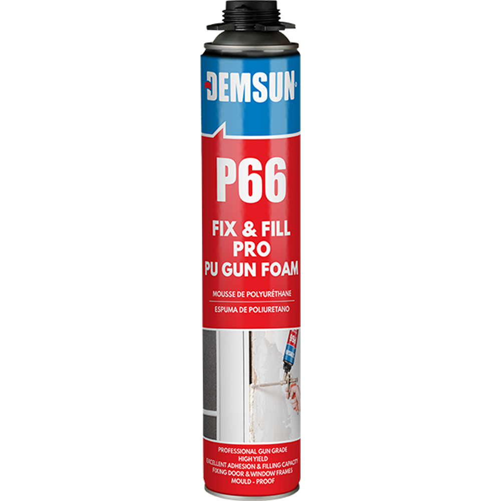 Demsun P66 Fix & Fill Pro Pu Gun Foam 750ml
