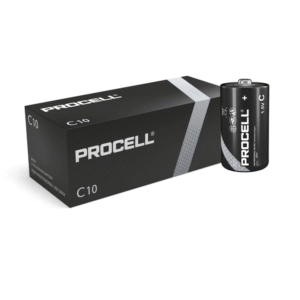 Duracell Procell Alkaline C Cell Batteries (Box Of 10)
