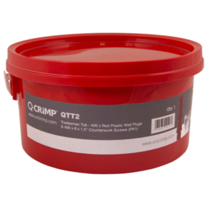 Trade Tub Red Plugs & Screws 400 8X1&1/2