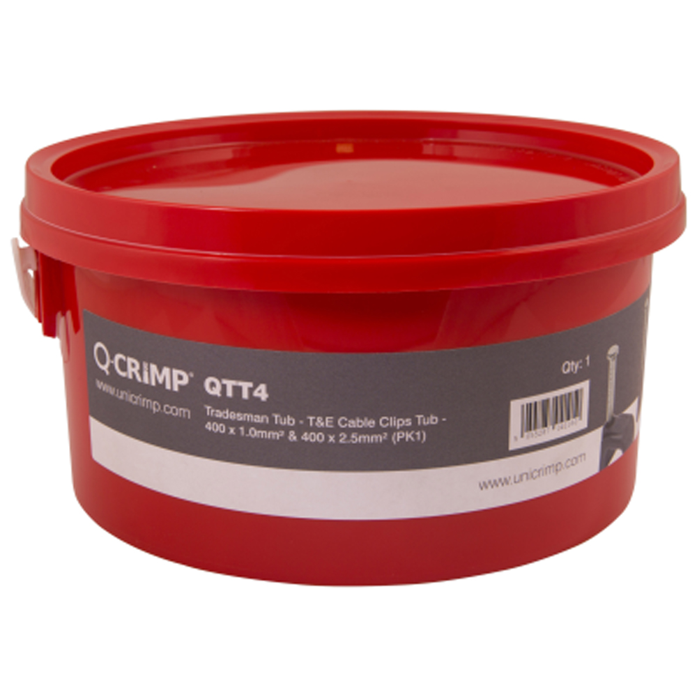 Trade Tub 400 X 1.0mm & 2.5mm Clips