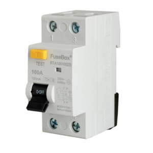 FuseBox RTA1001002S Time Delay RCD DP A Rated 100A 100mA Double Pole