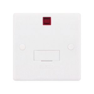 Selectric Smooth 13A Fused Connection Unit with Neon