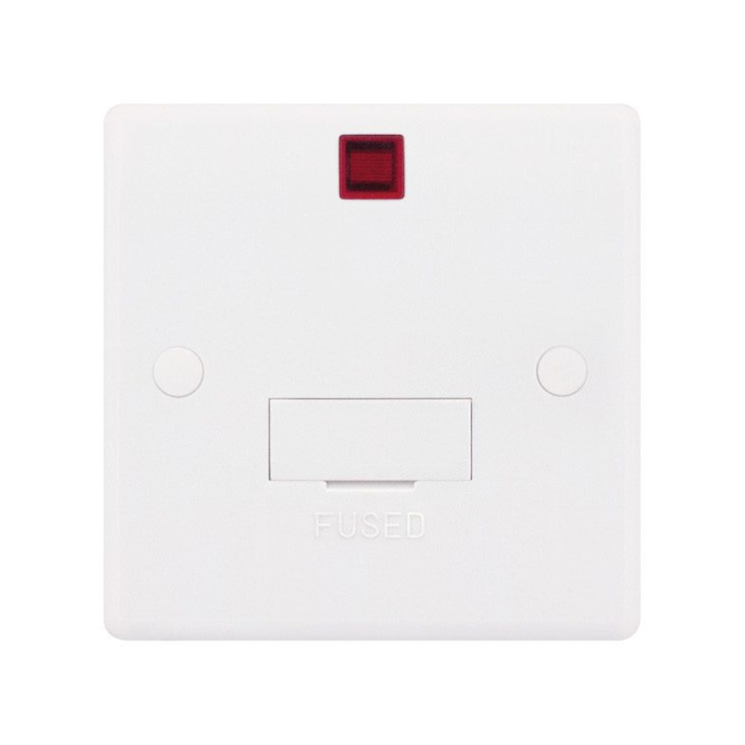 Selectric Smooth 13A Fused Connection Unit with Neon