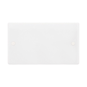 Selectric SSL545 Smooth | White | 2 Gang Blanking Plate